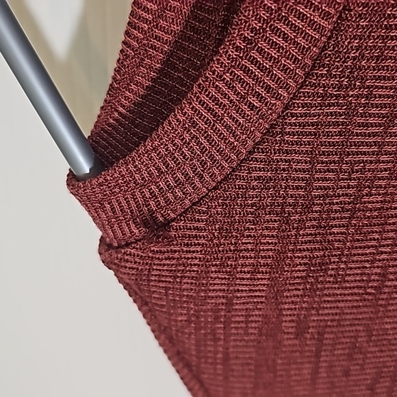 A Dip Of Darling Boutique Women’s Bohemian Rust Semi Sheer Bell Sleeve Blouse S - Picture 2 of 8